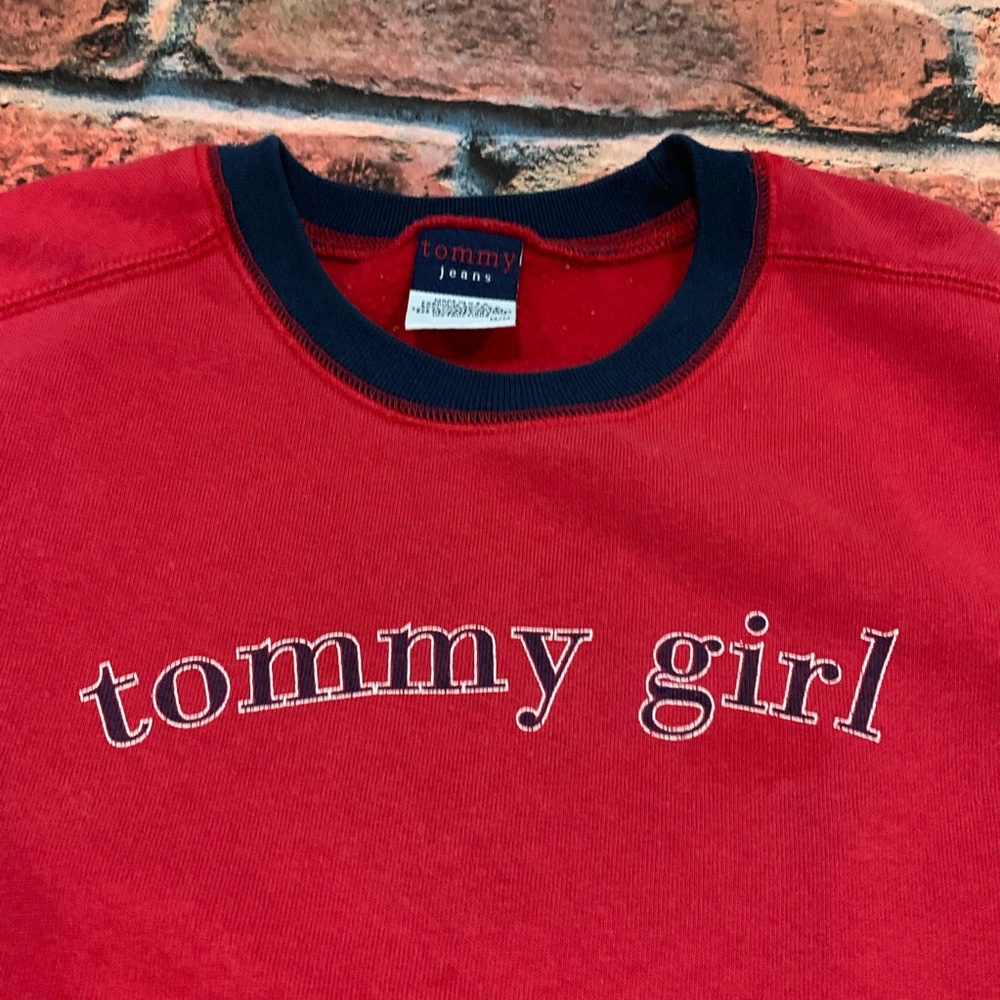 Vintage Tommy Jeans Tommy Girl Crewneck Size M